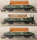 3201 Peresvet Set of 3 Flat cars with load privately owned by Timber Industry Enterprise